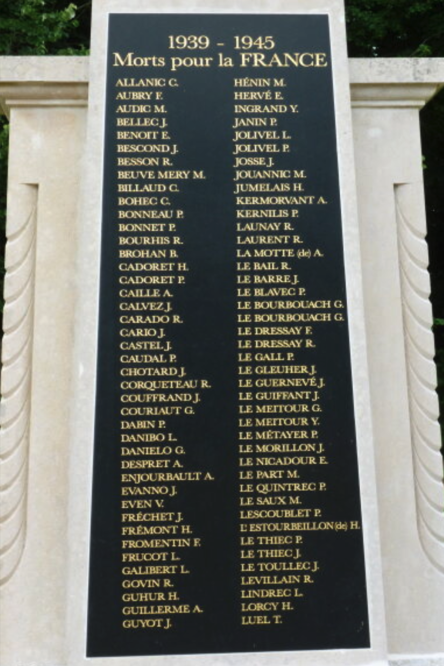 Mémorial Mort pour la France 1939-1945 - Henri LORCY